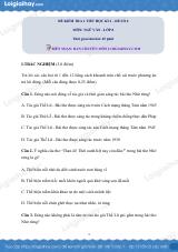 Đề kiểm tra 1 tiết Văn 8 - Đề số 6